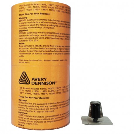 ETIQUETTES 1158 Orange 25 x 31 mm