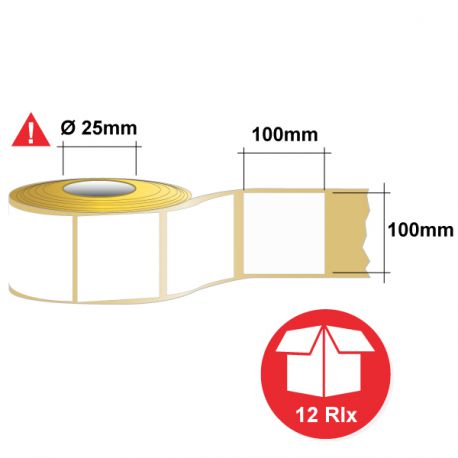 Etiquettes 100 x 100 mm - BTL100100D01PM