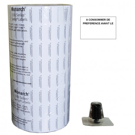 ETIQUETTES 1131 Blanches A CONSOMMER DE PREFERENCE AVANTLE