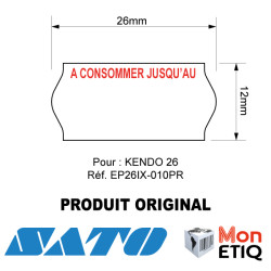 ETIQUETTES KENDO 26 Blanches A Consommer jusqu'au