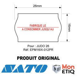 ETIQUETTES JUDO 26 Fabriqué le - A consommer jusqu'au